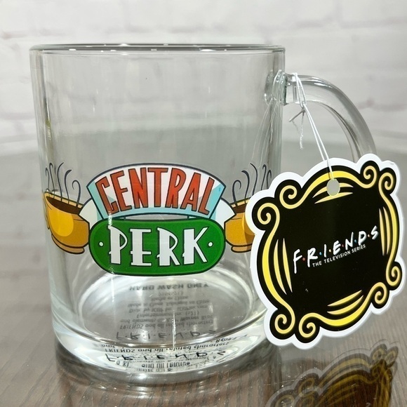 “FRIENDS” 16 oz glass mug with “Central Perk” logo on it. - Picture 4 of 8